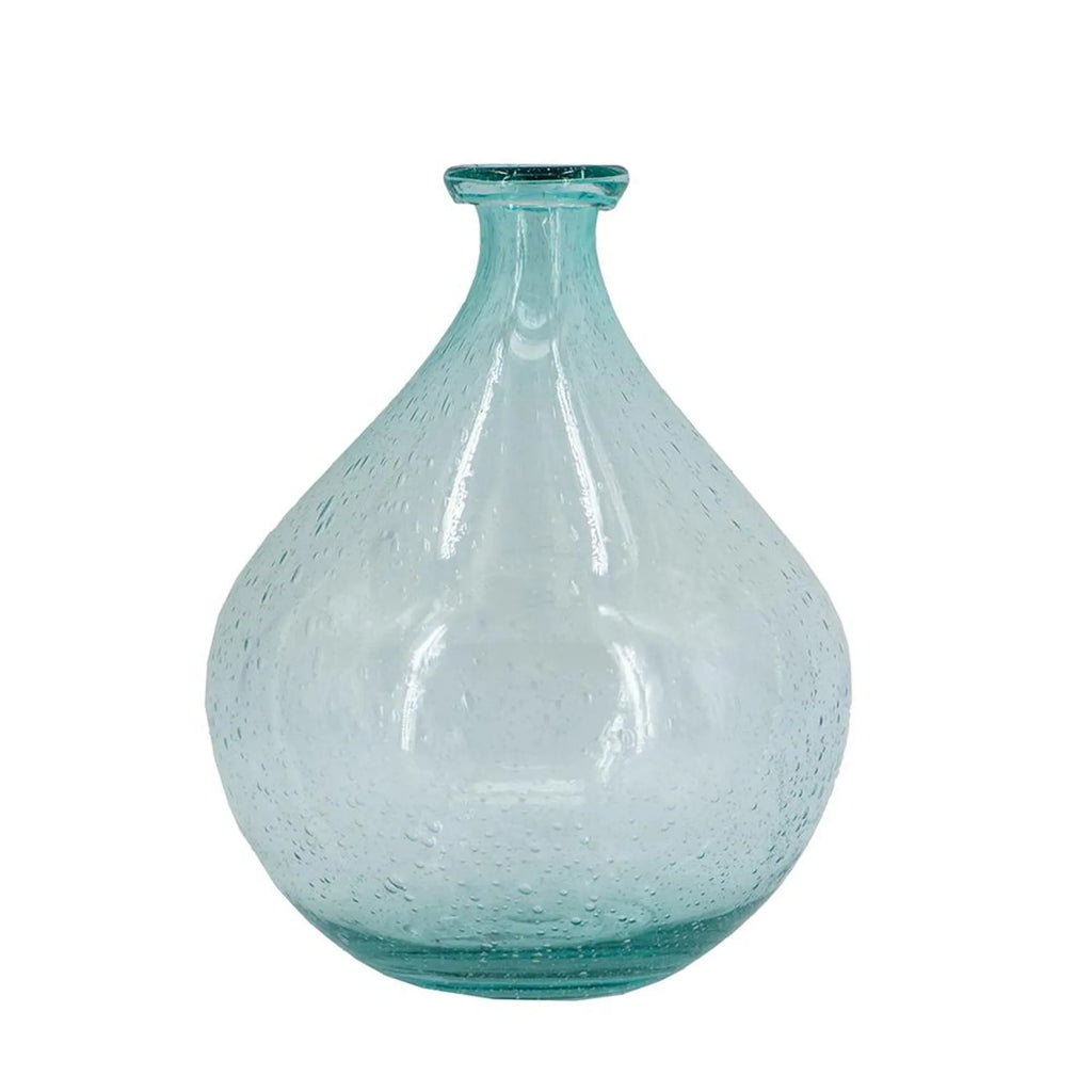 Bubble Glass Round Table Vase