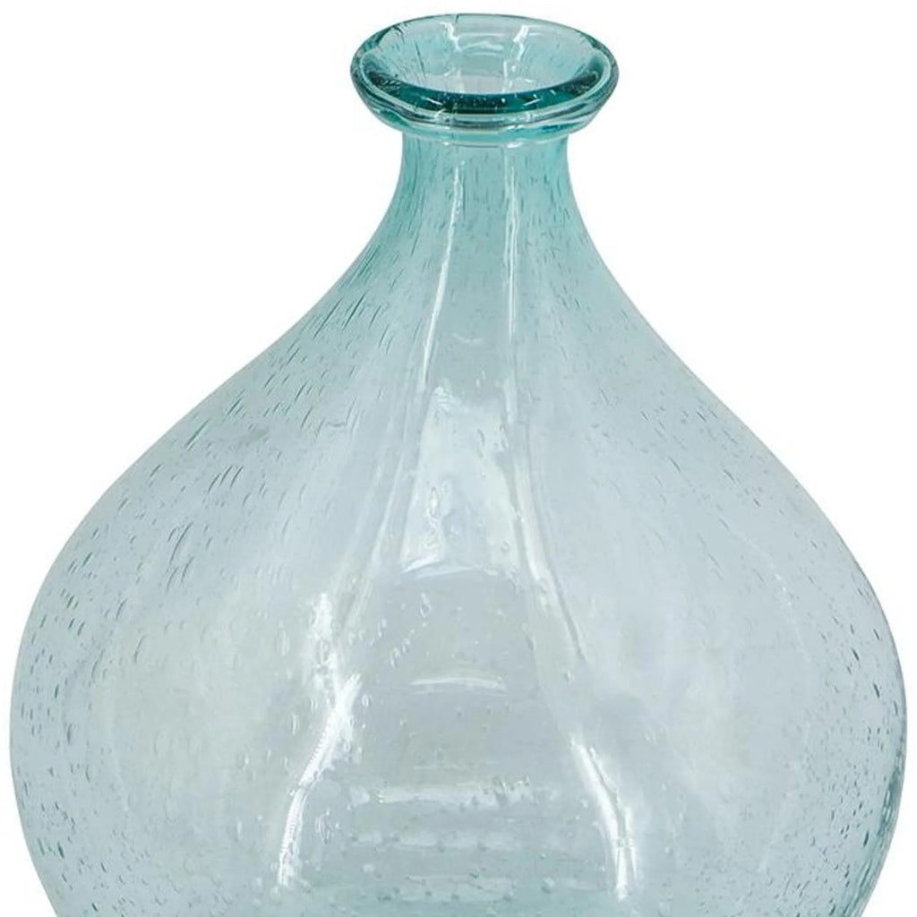 Bubble Glass Round Table Vase