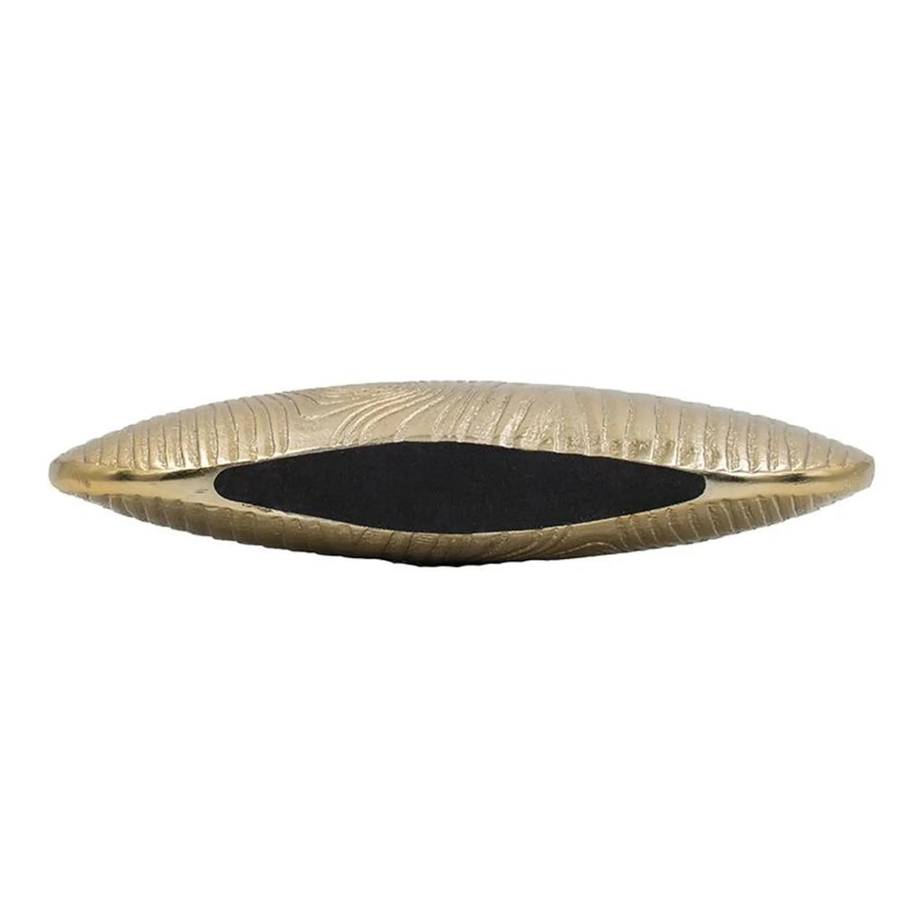 Aluminum Oval Disc Table Vase