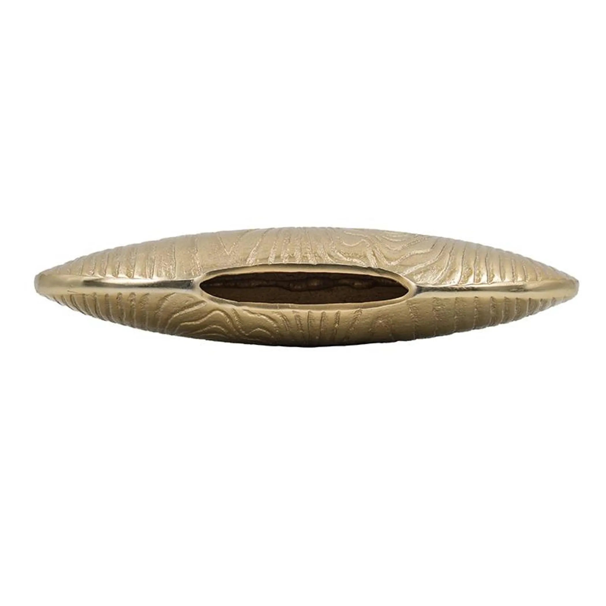 Aluminum Oval Disc Table Vase