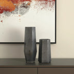Hexagonal Glass Table Vases