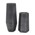 Hexagonal Glass Table Vases