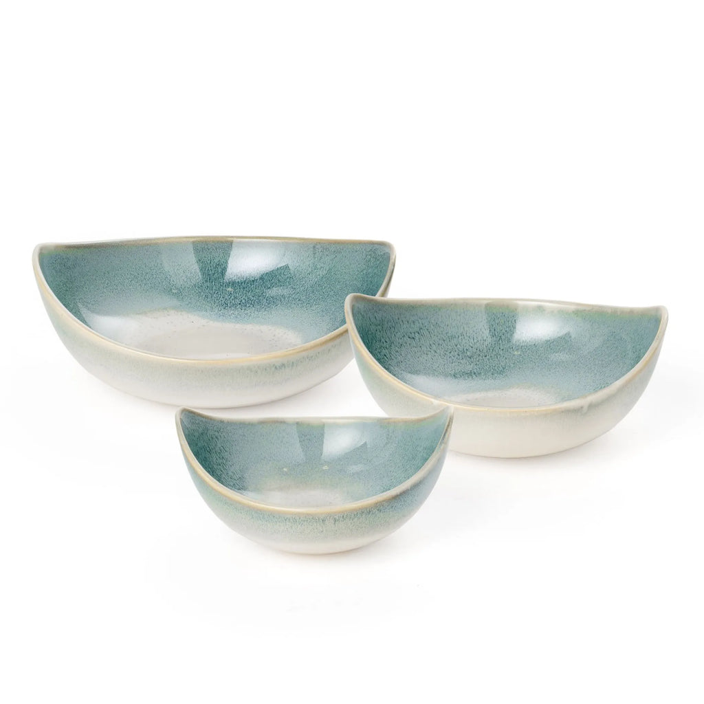 Set of Three Ceramic Decorative Bowl