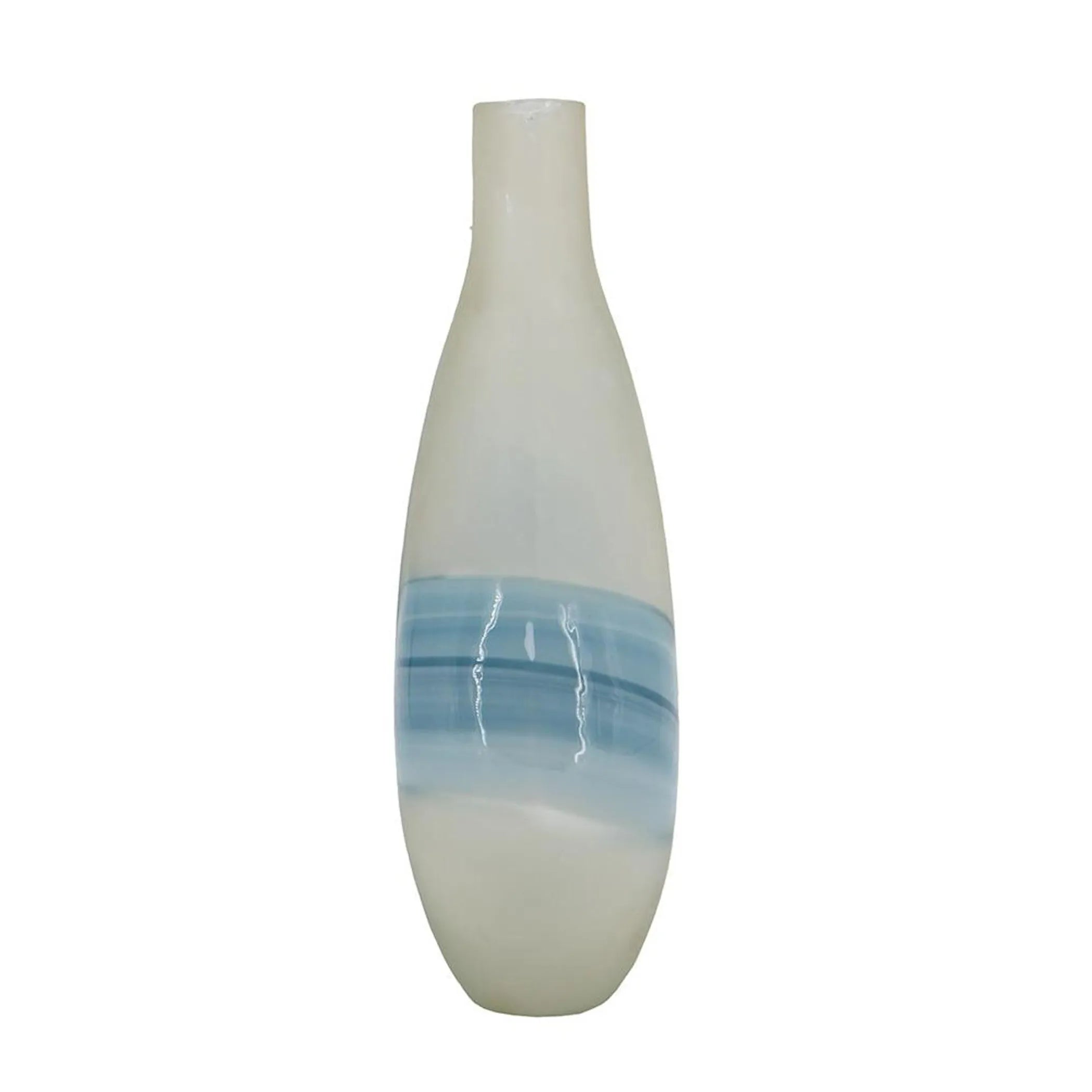 Swirl Art Glass Table Vase