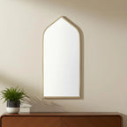 Metal Arch Framed Accent Mirror