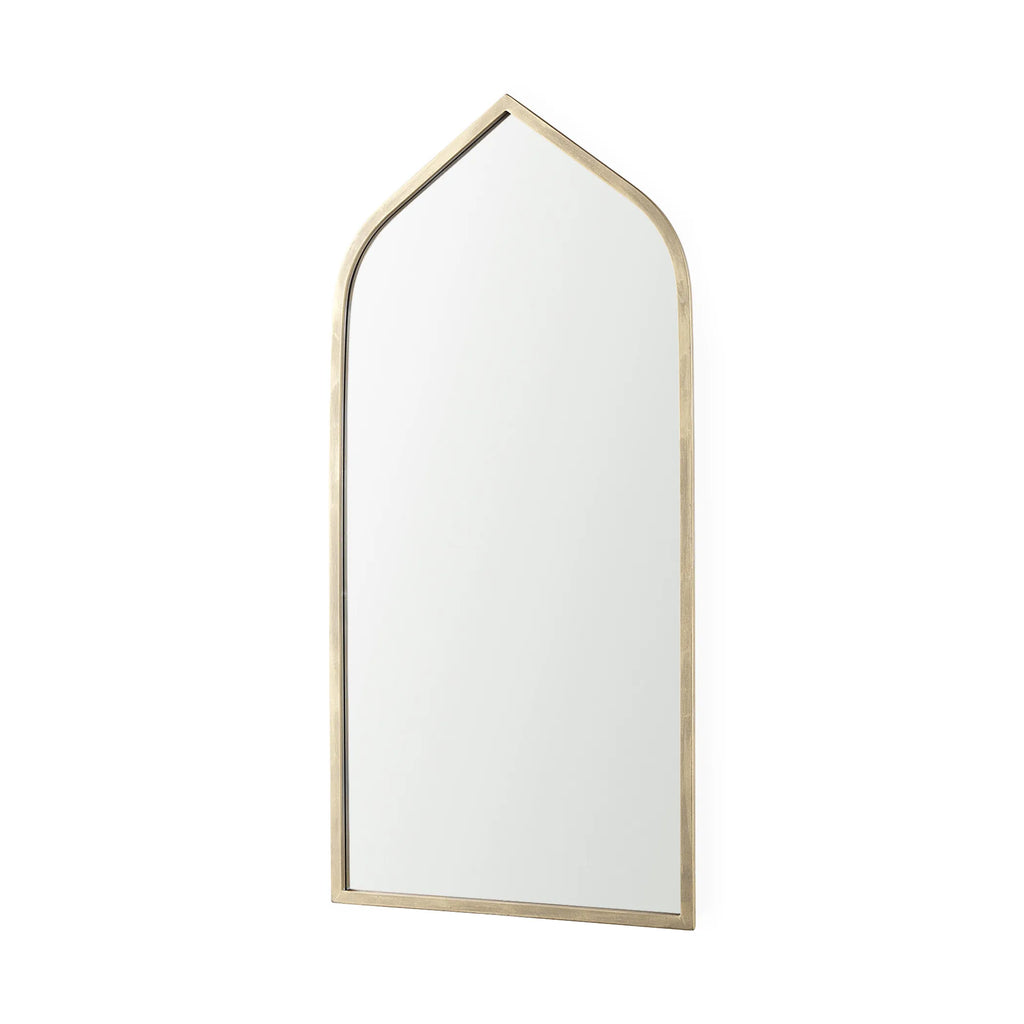 Metal Arch Framed Accent Mirror