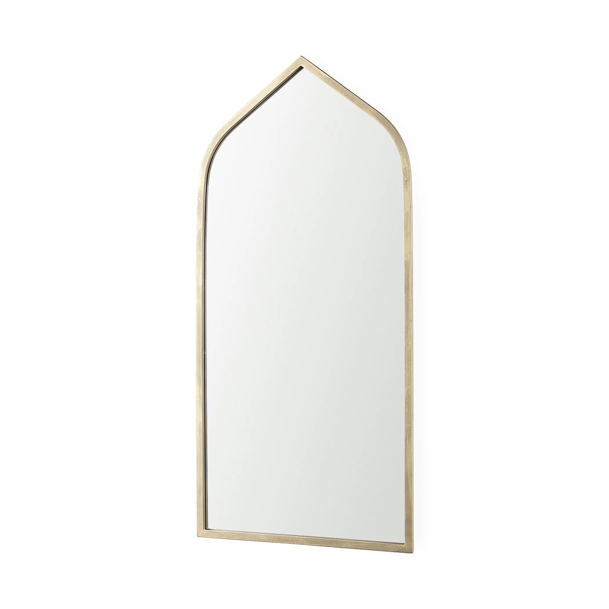Metal Arch Framed Accent Mirror