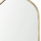 Metal Arch Framed Accent Mirror