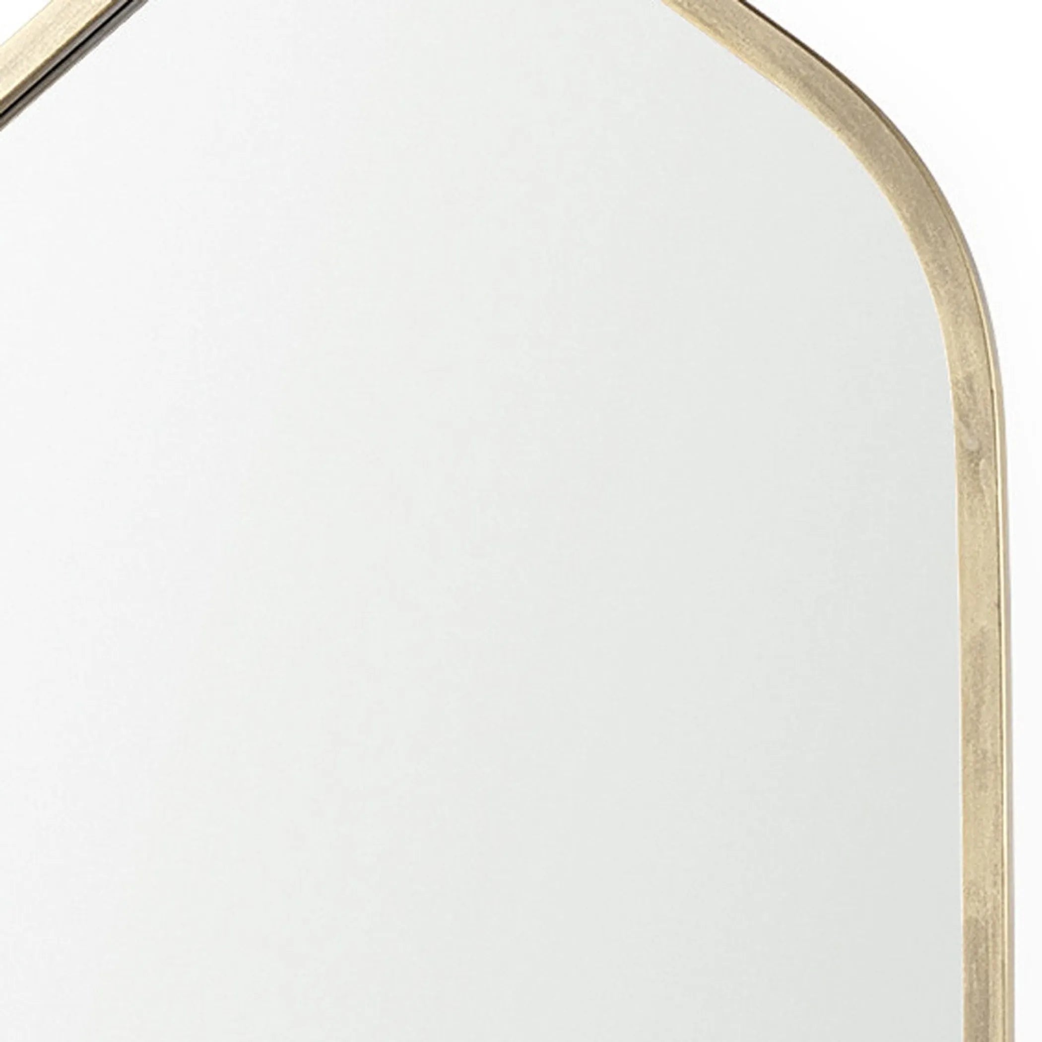 Metal Arch Framed Accent Mirror