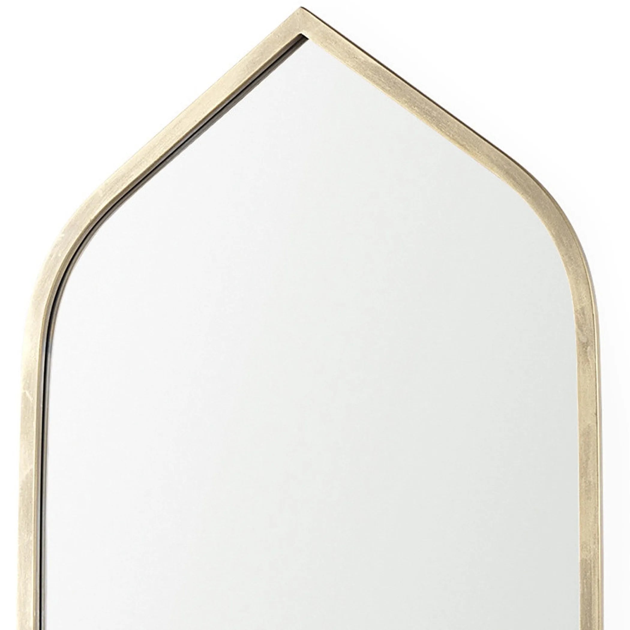 Metal Arch Framed Accent Mirror