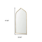 Metal Arch Framed Accent Mirror