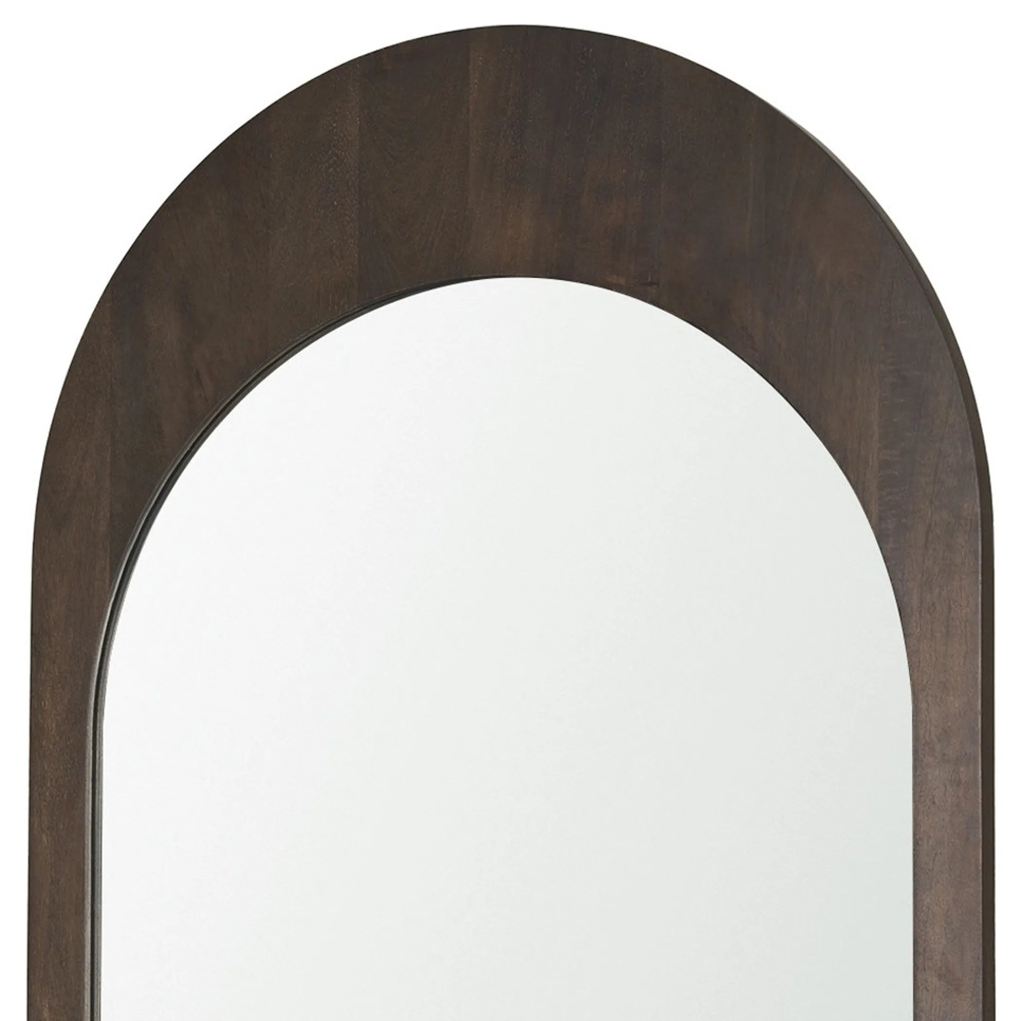 Wood Arch Framed Accent Mirror