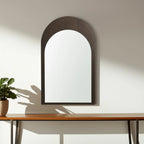 Wood Arch Framed Accent Mirror