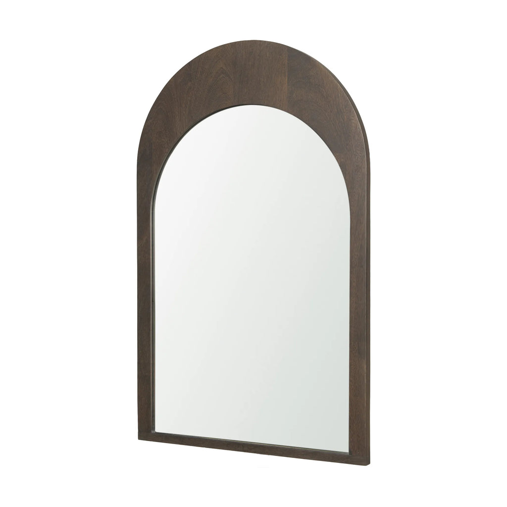 Wood Arch Framed Accent Mirror