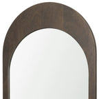 Wood Arch Framed Accent Mirror