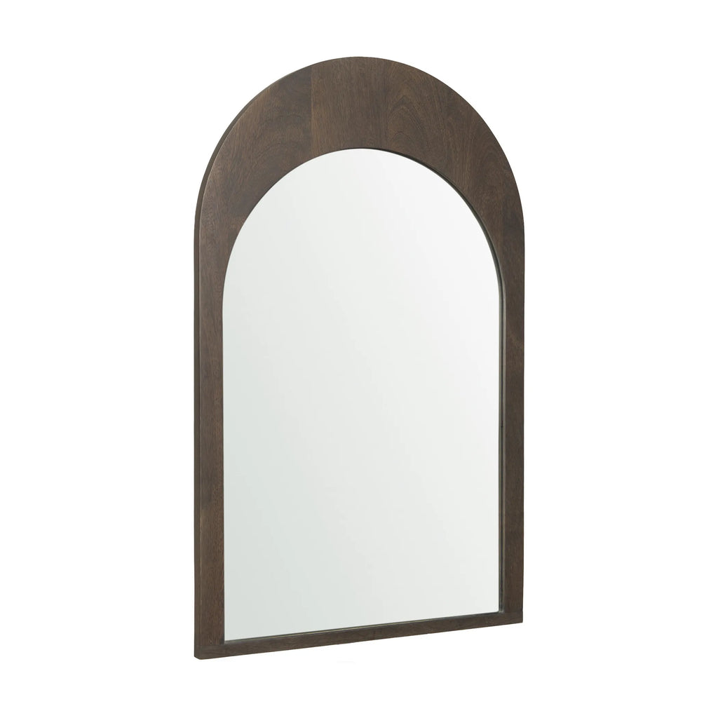 Wood Arch Framed Accent Mirror