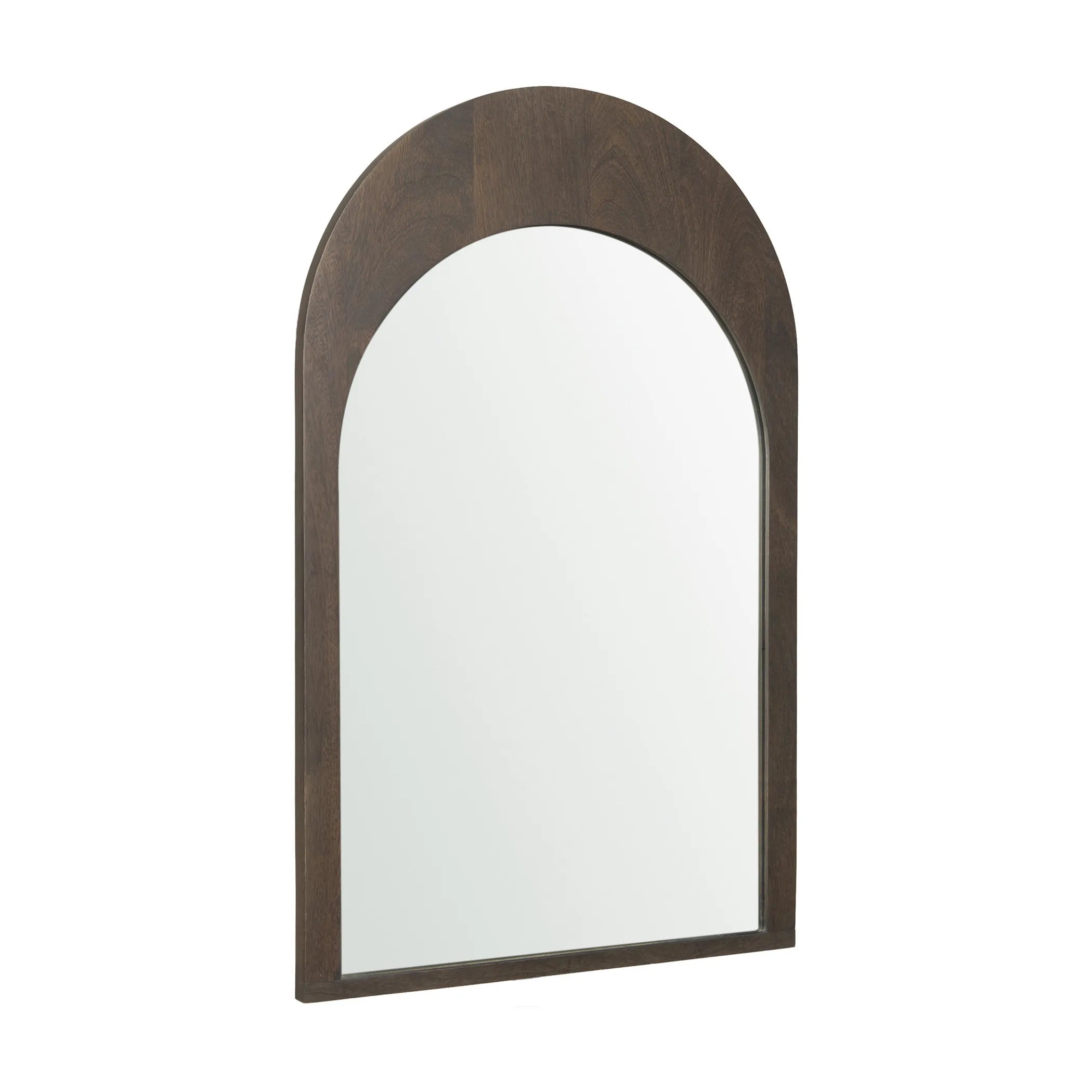 Wood Arch Framed Accent Mirror