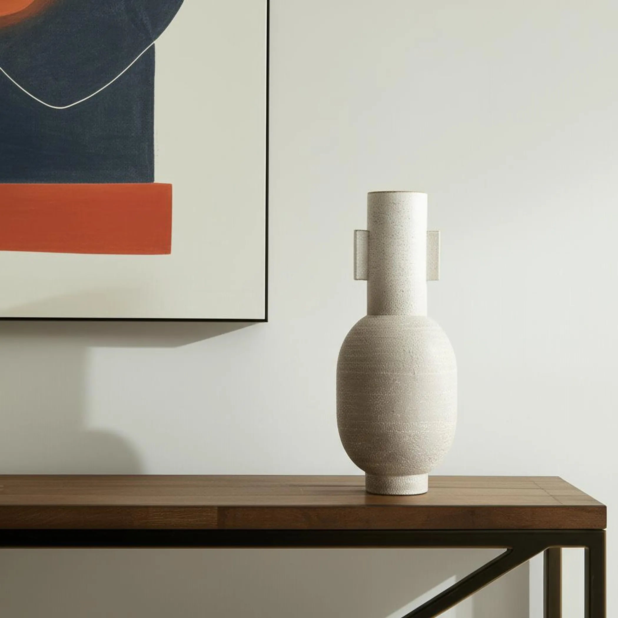 Metal Table Vase