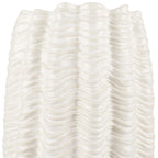 Cylinder Ceramic Sculptural Waves Table Vase