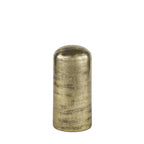 Antiqued Brass Cast Aluminum Cylindrical Tabletop Sculpture
