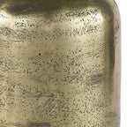 Antiqued Brass Cast Aluminum Cylindrical Tabletop Sculpture