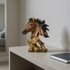 Polyresin Horse Tabletop Sculpture