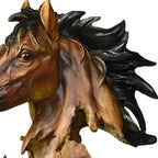 Polyresin Horse Tabletop Sculpture
