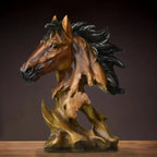 Polyresin Horse Tabletop Sculpture