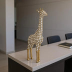 Crystal Giraffe Tabletop Sculpture