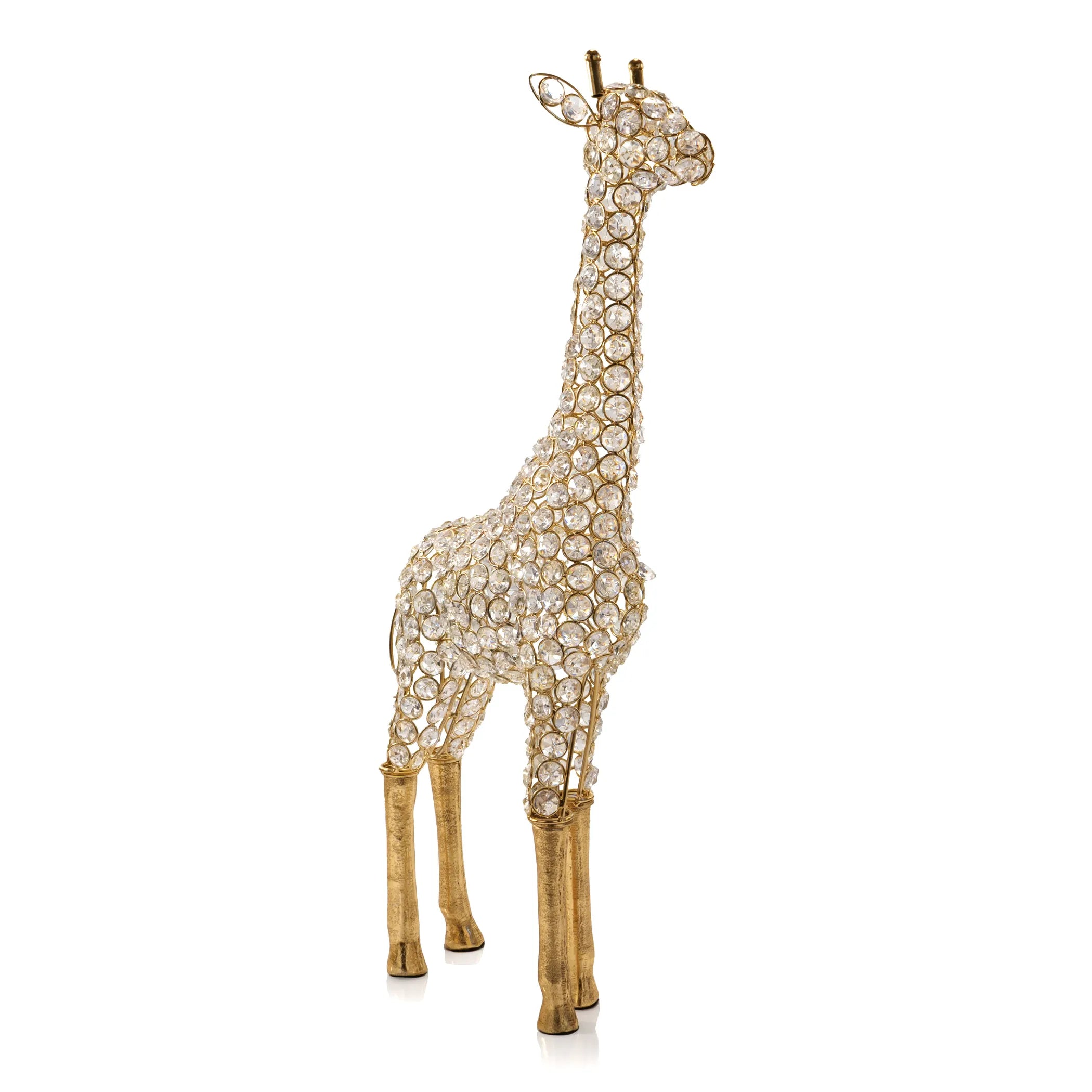 Crystal Giraffe Tabletop Sculpture