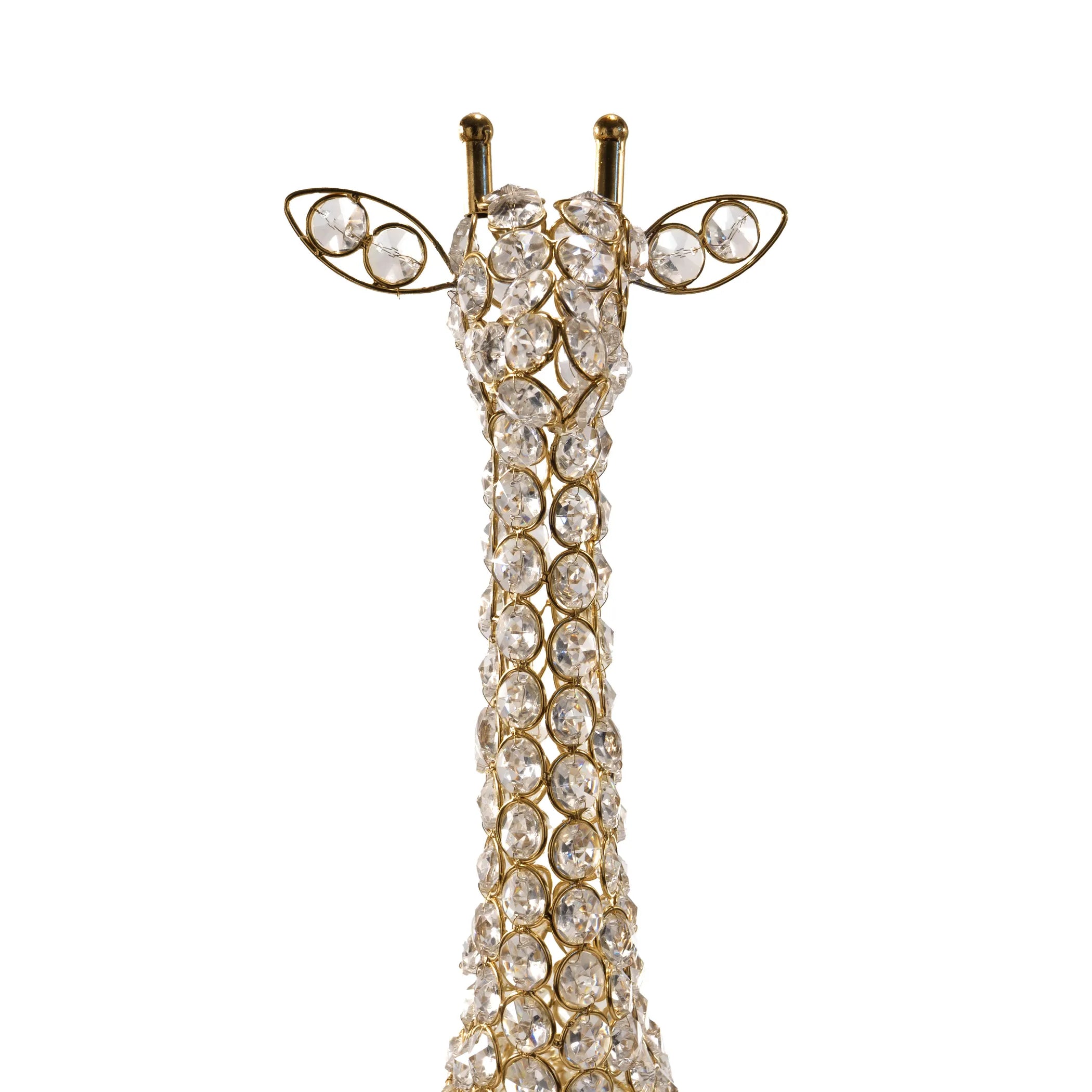 Crystal Giraffe Tabletop Sculpture