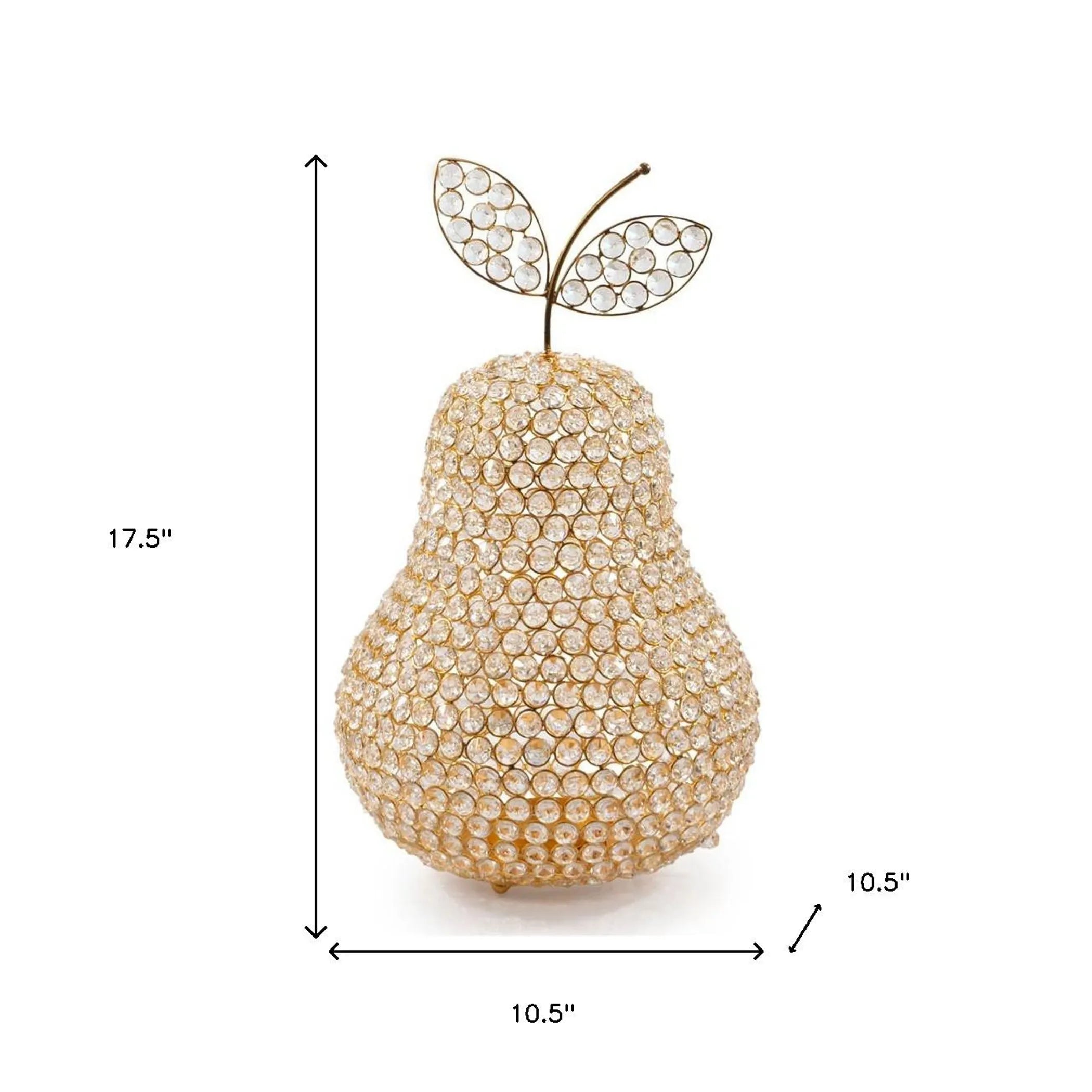 Crystal Decorative Pear