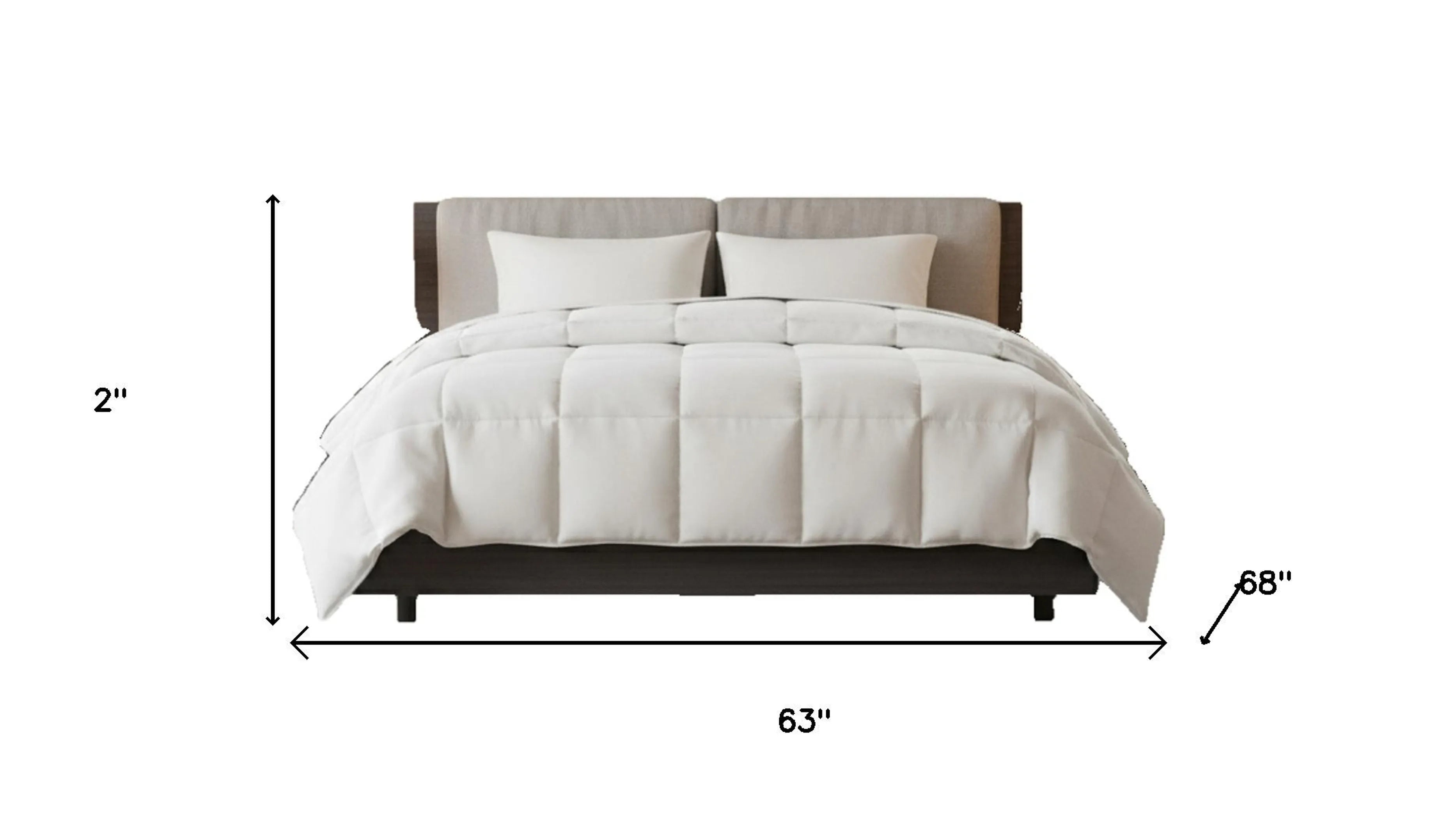 Ring Stitch Polyester Sham Comforter