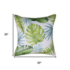 Floral Tropical Throw Pillow Cover