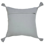 Geometric Viscose Throw Pillow Cover with Tassels