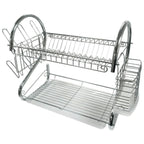 Better Chef 2-Level Chrome-Plated S-Shaped Dish Rack