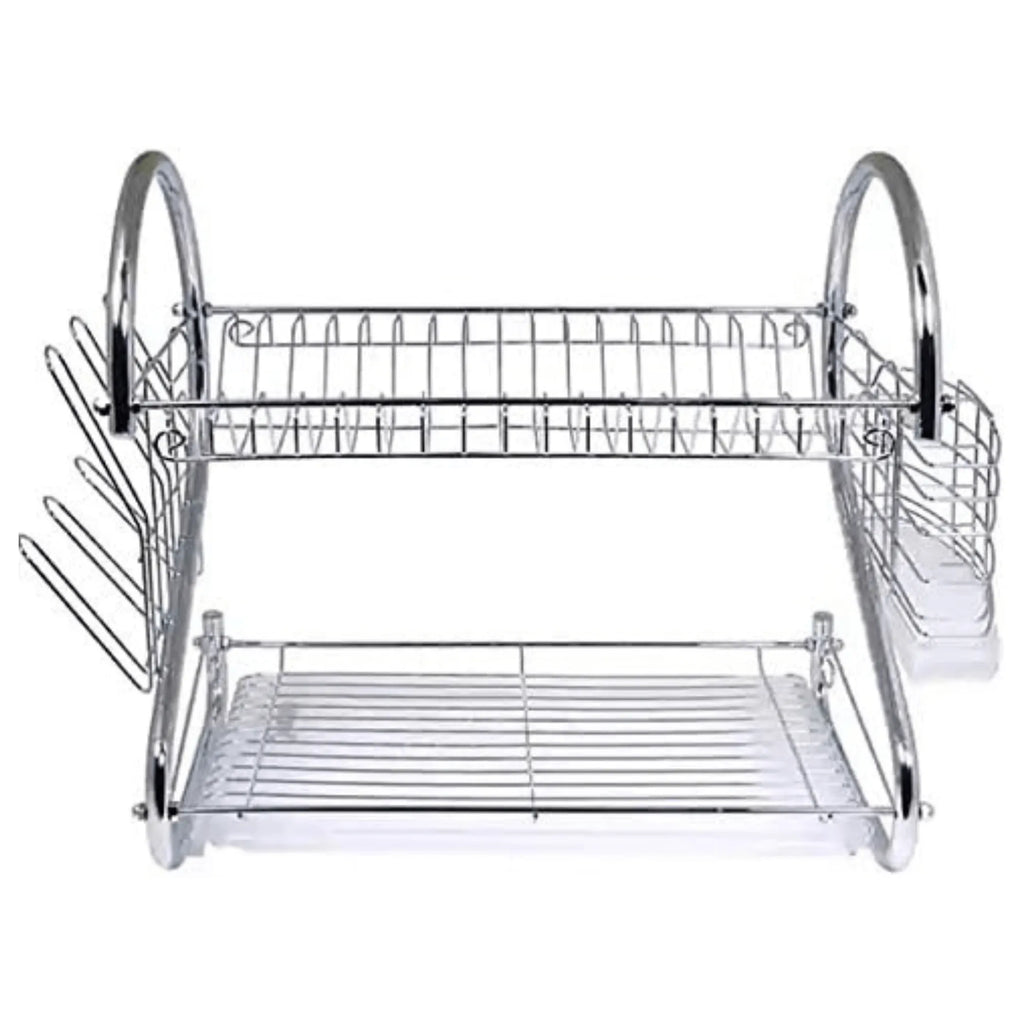Better Chef 2-Level Chrome-Plated S-Shaped Dish Rack