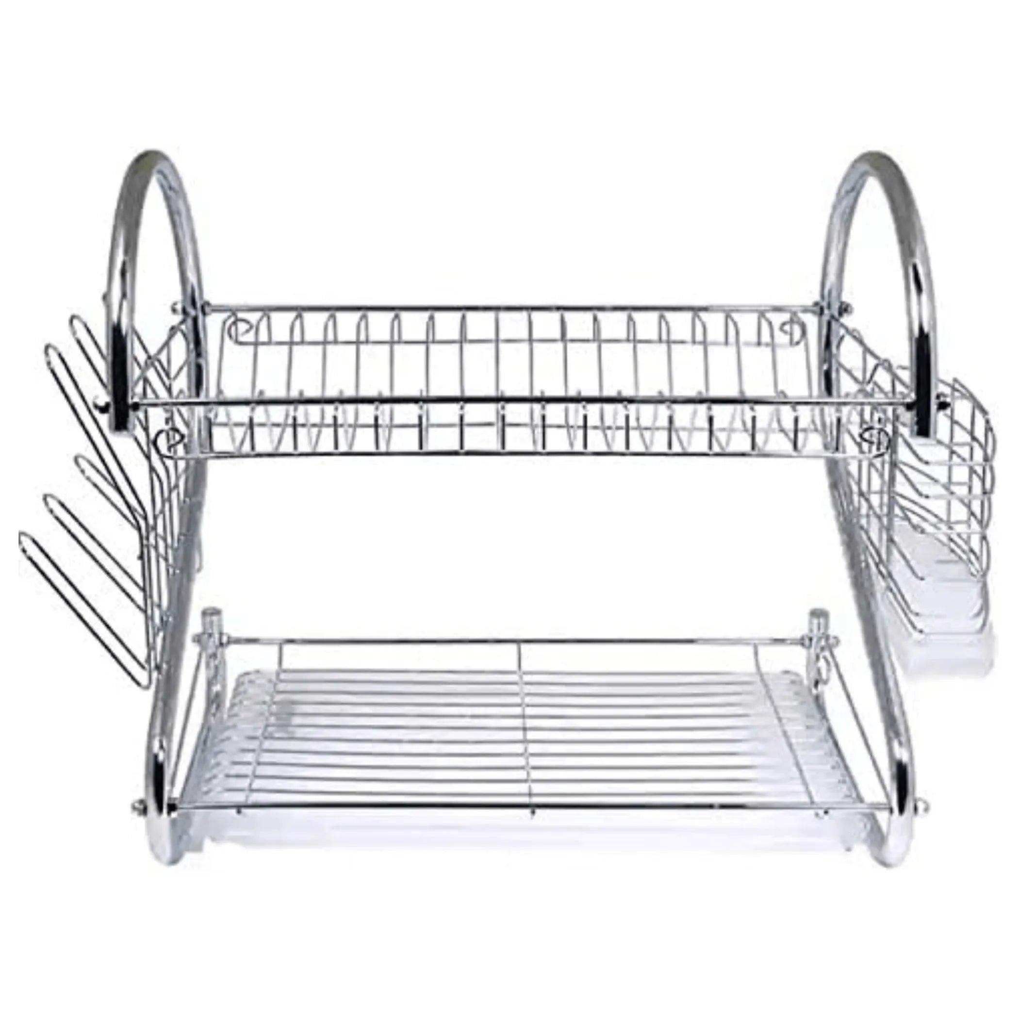 Better Chef 2-Level Chrome-Plated S-Shaped Dish Rack
