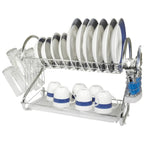 Better Chef 2-Level Chrome-Plated S-Shaped Dish Rack