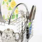 Better Chef 2-Level Chrome-Plated S-Shaped Dish Rack