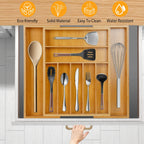 Bamboo Drawer Divider Kitchen