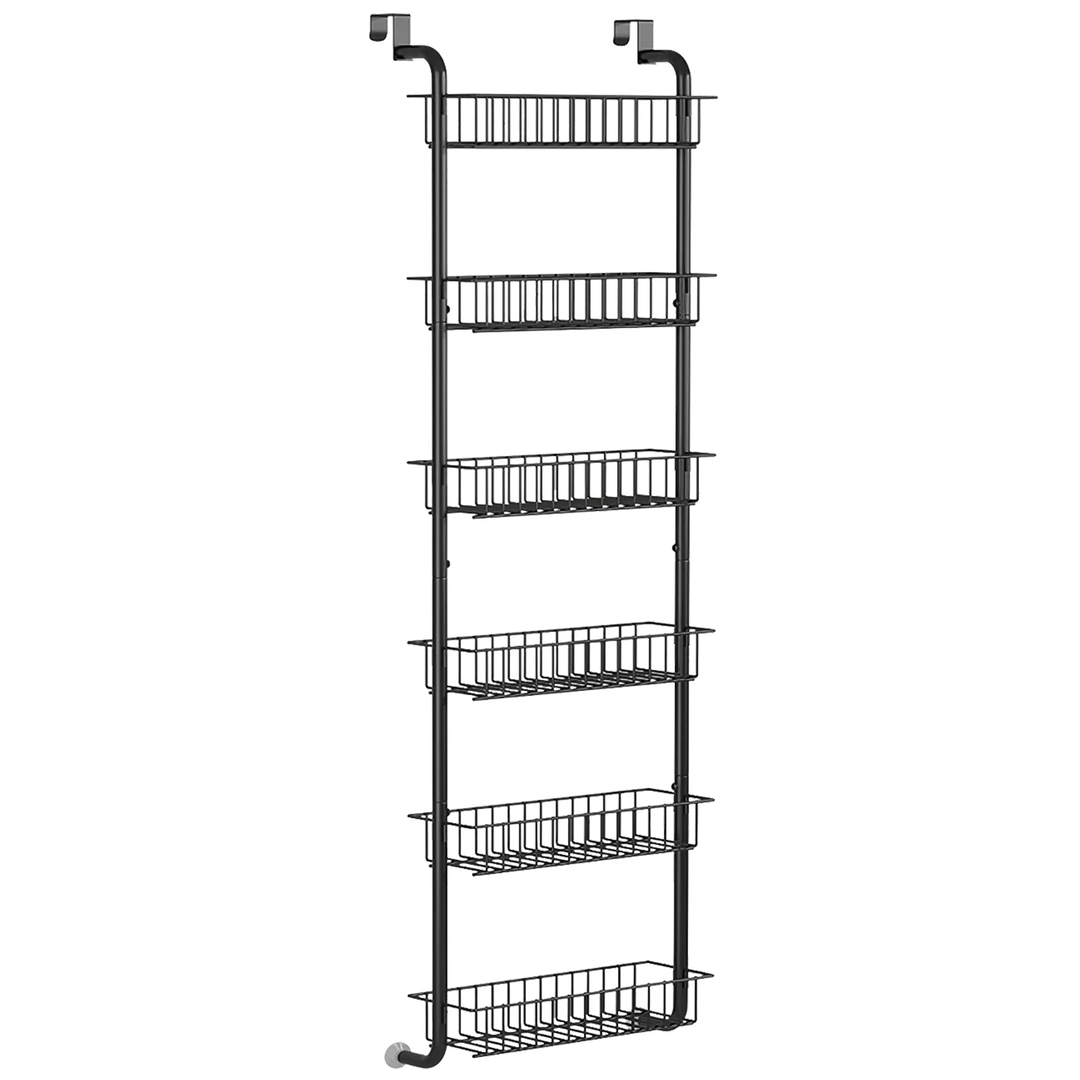 6 Tier Over Door Pantry Organizer Hanging
