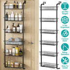 6 Tier Over Door Pantry Organizer Hanging